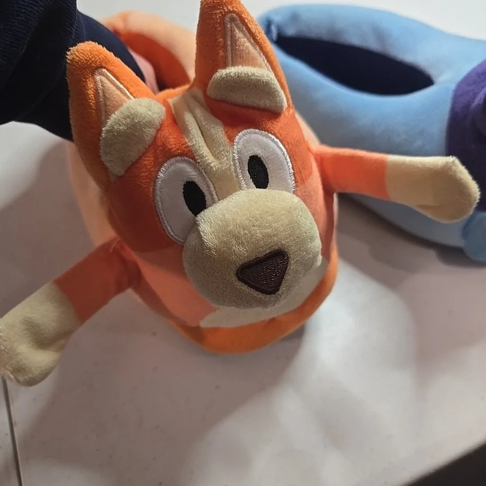 Bluey & Bingo Toddler‎ Plush Slippers Size 2/3